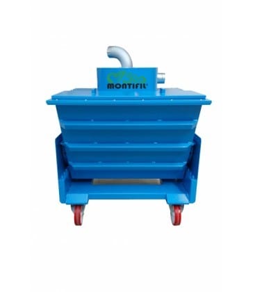 Separador de 580L con volquete